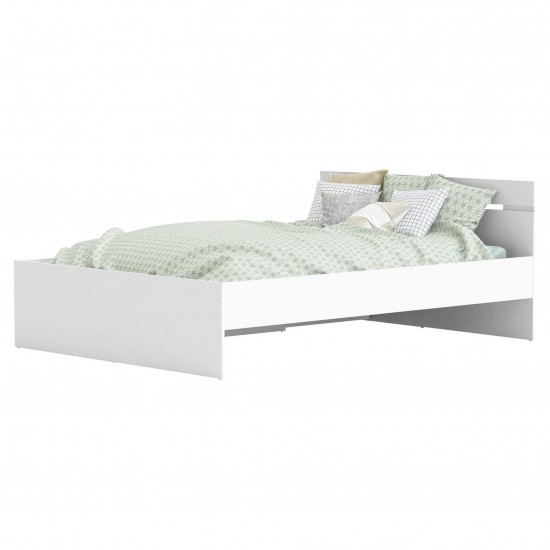 Κρεβάτι Midland Λευκο 144.5x194.7x74.2cm Κρεβάτια