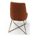 Καρέκλα Vertu Gold 45x50x95cm Καρέκλες