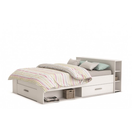 Κρεβάτι Robin Λευκό Κρεβάτια