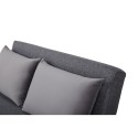 2Θέσιος Καναπές Κρεβάτι Rafal Aναδιπλούμενος Γκρί Σκούρο 140x91xH82cm Καναπέδες κρεβάτια