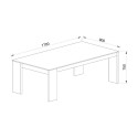 Τραπέζι Intro Cement Σκούρο Sonoma Σκούρο 170x90xH76cm Τραπέζια 