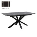 Τραπέζι Stone Grey Επεκτεινόμενο Cement 160/200x90xH75cm Τραπέζια 