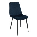 Καρέκλα Ilusion Midnight Blue 44x54xH88cm Καρέκλες Τραπεζαρίας