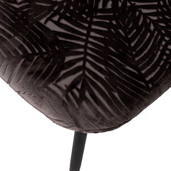 Καρέκλα Leaf Καφέ 43x56xH86,5cm Καρέκλες Τραπεζαρίας