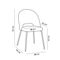 Καρέκλα Tokyo Κυπαρισσί 48x54x81cm Καρέκλες