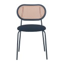 Καρέκλα Vintage Μάυρο 47x55xΗ76cm Καρέκλες Εξωτερικού Χώρου