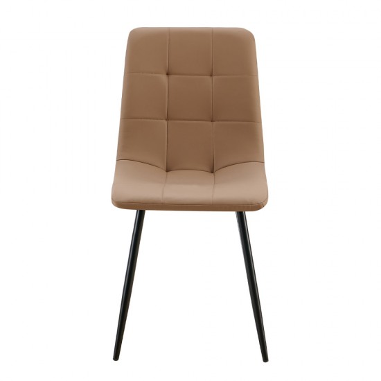 Καρέκλα Carre Beige 54,5x45xH84cm Καρέκλες