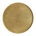 Σετ Τραπεζάκι Σαλονιού Totale 2Τεμ Brass Antique Μύαρο D49/41xH56/49cm Τραπεζάκια σαλονιού