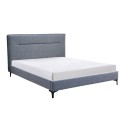 Κρεβάτι Zen Γκρί για Στρώμα 160x200cm  218x168xH110cm Επενδυμένα Κρεβάτια
