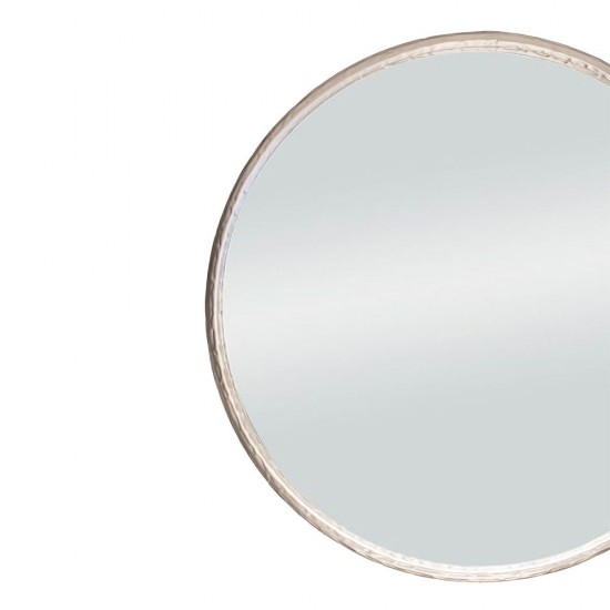 Καθρέπτης Τοίχου Coin Ασημί Μάτ D71,5x6cm Καθρέπτες