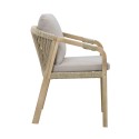 Καρέκλα Terrazzo Beige 66x55xH75cm Πολυθρόνες Εξωτερικού Χώρου
