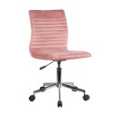 Καρέκλα Γραφείου Peppa Dusty Pink 44x56,5xH82/92cm Καρέκλες Γραφείου