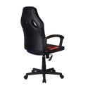 Καρέκλα Γραφείου Goal Μάυρο Κόκκινο 56x62xH103/113cm Καρέκλες Γραφείου