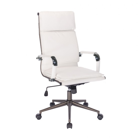 Καρέκλα Γραφείου Elite2 Λευκό Nickel 54x64xH103/109,5cm Καρέκλες Γραφείου