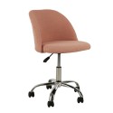 Καρέκλα Γραφείου Ronda Dusty Pink 48x51xH74/84cm Καρέκλες Γραφείου