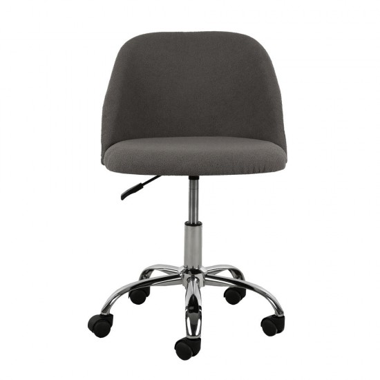 Καρέκλα Γραφείου Ronda Γκρί Σκούρο 48x51xH74/84cm Καρέκλες Γραφείου