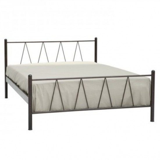 Μεταλλικό Κρεβάτι Ίος με Στρώμα Υψηλής Ποιότητας Κρεβάτι με Στρώμα