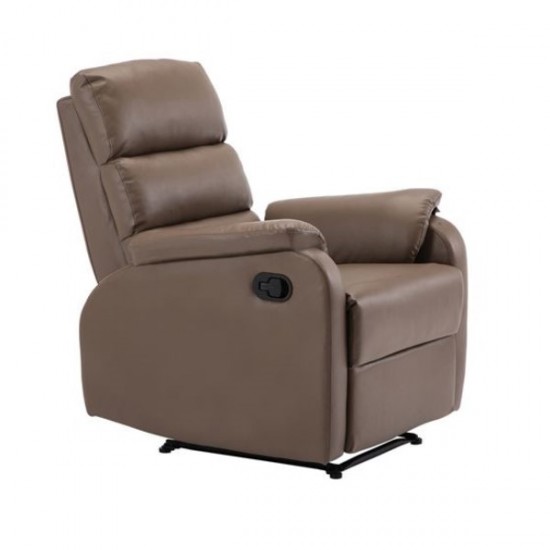 Πολυθρόνα Relax Comfort Cappuccino79x97x101cm Πολυθρόνες
