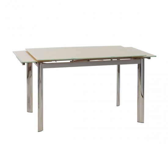 Τραπέζι Alpino Κρέμ 120×80×76cm Τραπέζια 