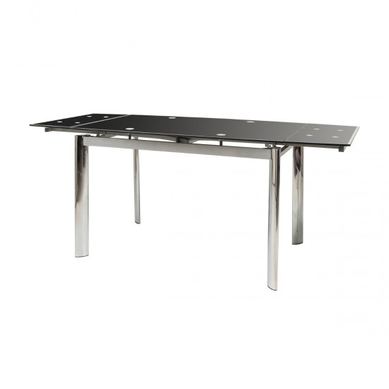 Τραπέζι Alpino Μαύρο 120×80×76cm Τραπέζια 