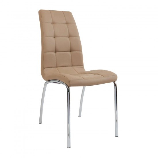 Καρέκλα Amelia Μόκα 42×43×95cm Καρέκλες