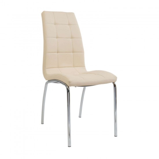 Καρέκλα Amelia Εκρού 42×43×95cm Καρέκλες