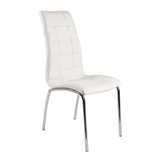 Καρέκλα Amelia Λευκό 42×43×95cm Καρέκλες