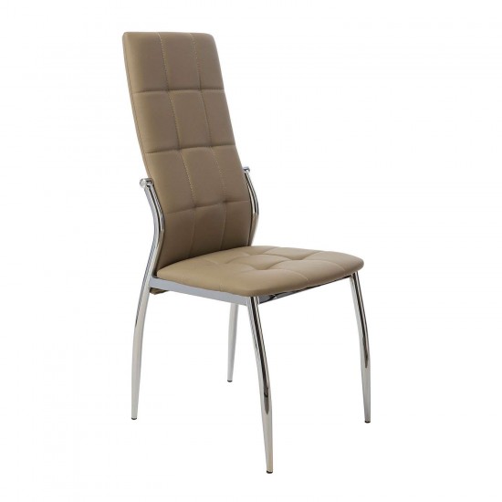 Καρέκλα Silvy Mόκα 44×42×99cm Καρέκλες