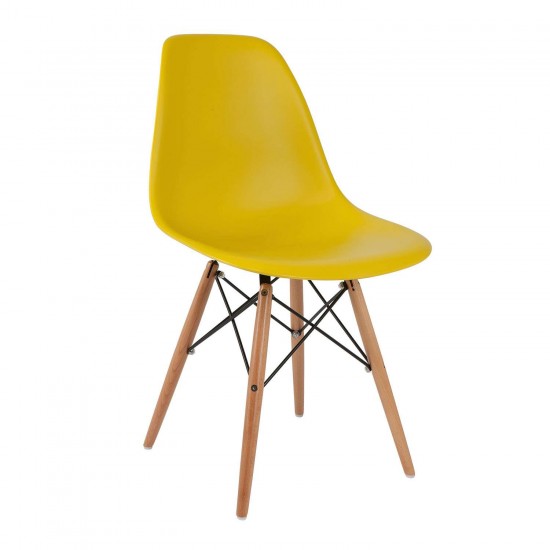 Καρέκλα Anita-Wood Λάιμ 46×55×81cm Καρέκλες