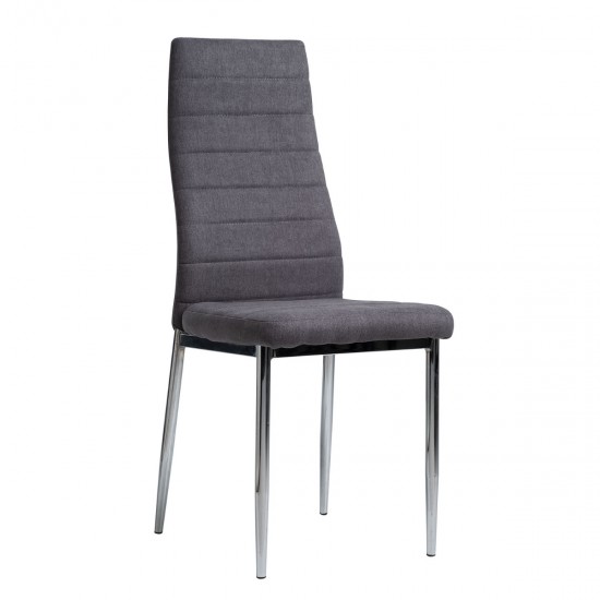 Καρέκλα Stefi Γκρι 40×39×96cm Καρέκλες