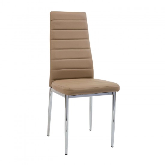 Καρέκλα Patricia Μόκα 40×39×96cm Καρέκλες