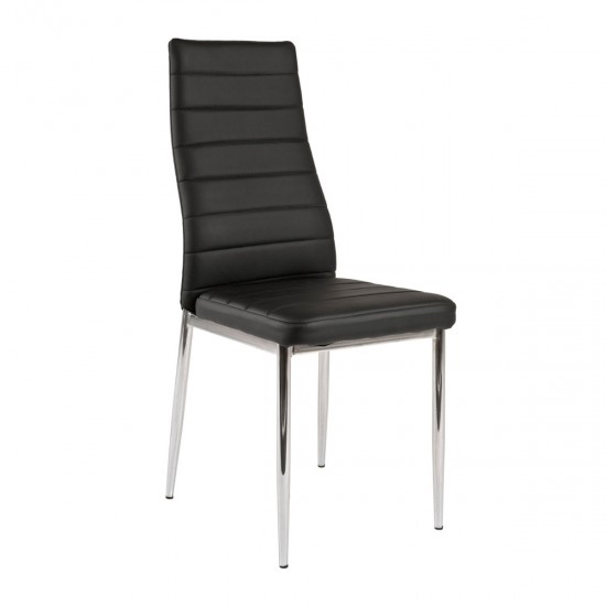 Καρέκλα Patricia Μάυρο 40×39×96cm Καρέκλες