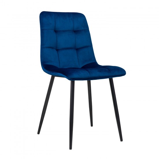 Καρέκλα Loris Μπλε 46x54.5x89 Καρέκλες