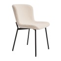 Καρέκλα Melina Λευκό 48x59x80cm Καρέκλες Τραπεζαρίας