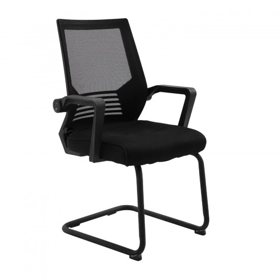 Καρέκλα Επισκέπτη Iris Μάυρο 59x59x90 Καρέκλες Γραφείου