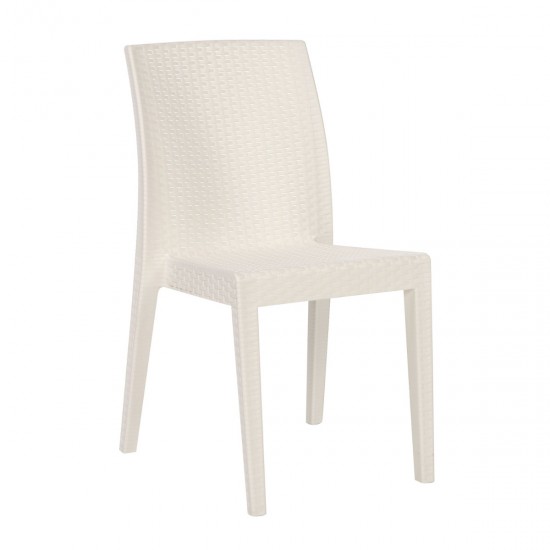 Καρέκλα Tiara  Λευκό 41x53x85 Καρέκλες