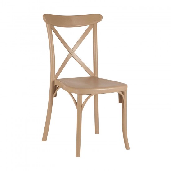 Καρέκλα Capri Capuccino 49x54x90 Καρέκλες