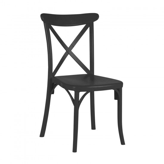 Καρέκλα Capri Μάυρο 49x54x90 Καρέκλες