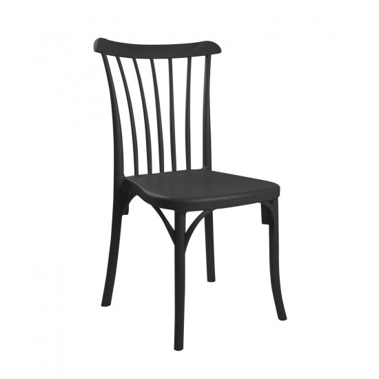 Καρέκλα Gozo Μάυρο 49x54x90 Καρέκλες