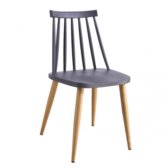 Καρέκλα Eri Γκρί 43×47×80cm Καρέκλες