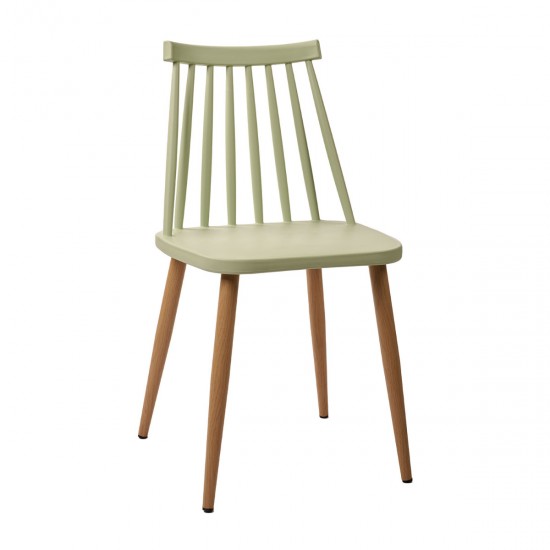 Καρέκλα μεταλλική με καθίσμα απο 100% πολυπροπυλένιο.
