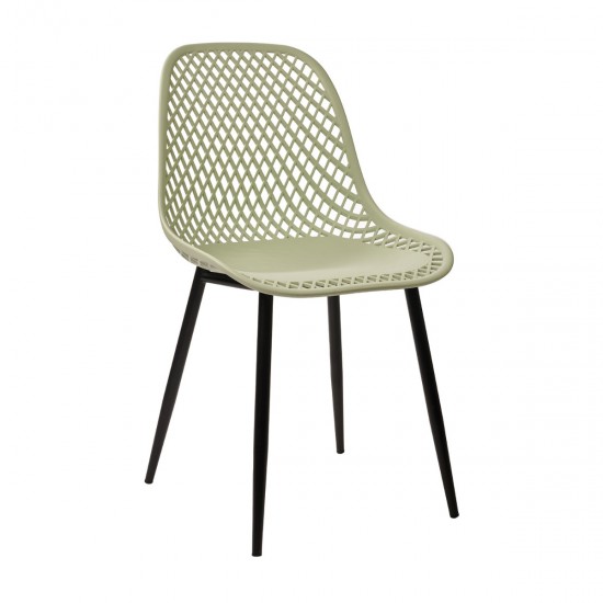 Καρέκλα Lida Μέντα 47×54×84cm Καρέκλες Τραπεζαρίας