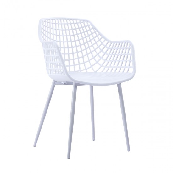 Πολυθρόνα Susan Λευκό 56×57×84cm Καρέκλες